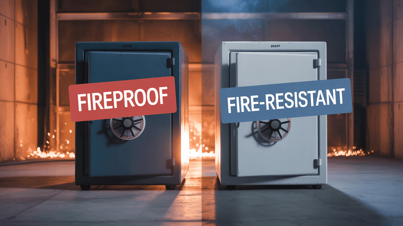 Fireproof vs Fire-Resistant Safes – What’s the Real Difference? - Jimbosafe