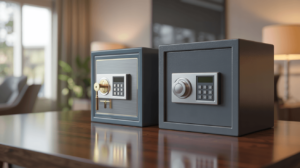 Safe Boxes with Key Lock